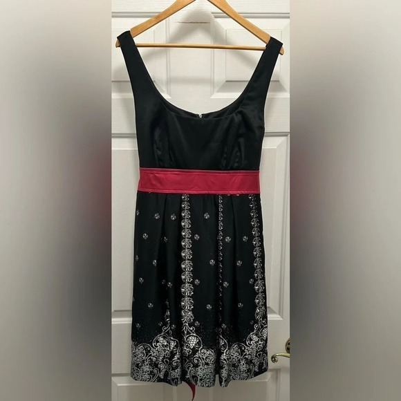 Teeze Me Dresses & Skirts - Teeze Me Black with Pink Belt Semi Formal Dress Size 13